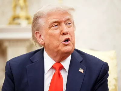 FILED - 05 June 2025, US, Washington: US President Donald Trump meets with German Chancellor Friedrich Merz in the Oval Office at the White House. US President Donald Trump and his team were informed in advance of Israel's plans to attack Iran, he told the US daily Wall Street Journal on Friday. Photo: Michael Kappeler/dpa Pool/dpa