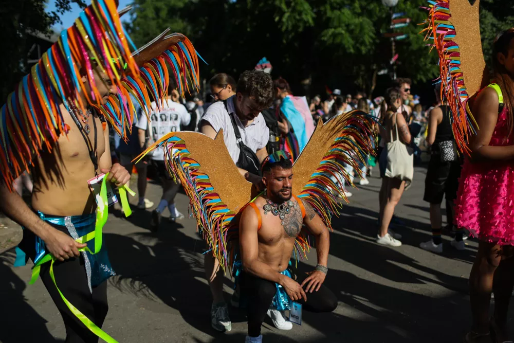 (FOTO) Parada ponosa v Ljubljani: parada kot politično dejanje in poziv k pravičnej&scaron;i družbi