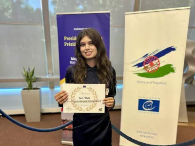 &Scaron;pela Ferlin, nagrajenka Sveta EvropeFote: Martin Mlynar