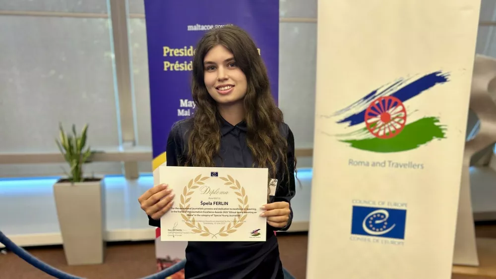 &Scaron;pela Ferlin, nagrajenka Sveta EvropeFote: Martin Mlynar