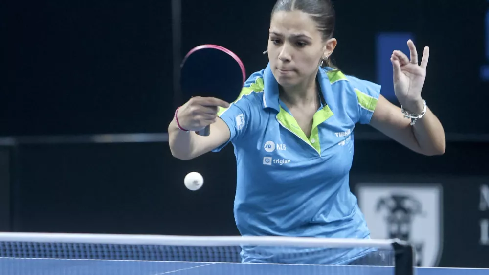 Sara Tokič- 05.07.2023 &ndash; namizni tenis - mednarodni turnir WTT Star Contender v Ljubljani - //FOTO: Jaka Gasar