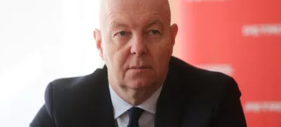 predsednik nadzornega sveta NS Petrol Sašo Berger, - 11.02.2020 – Energetska družba PETROL – novo vodstvo - nova uprava – predstavitev nove uprave, ki so jo petrolovi nadzorniki imenovali za petletni mandat //FOTO: Bojan Velikonja