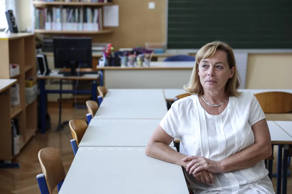 - 26.08.2024 - ravnateljica O&Scaron; Danile Kumar Mojca Mihelič //FOTO: Jaka GasarOPOMBA: ZA OBJEKTIV - INTERVJU / Foto: Jaka Gasar