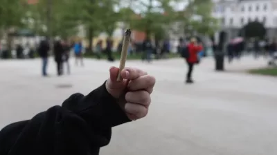 joint. - 18.04.2024. - Tradicionalni Marihuana mar&scaron; 2024, ki ga organizira &Scaron;tudentska organizacija Univerze v Ljubljani. FOTO: Bojan Velikonja