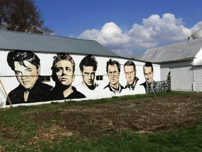 P3KG44 Farm mural Warwick New York presley dean / Foto: Reuters