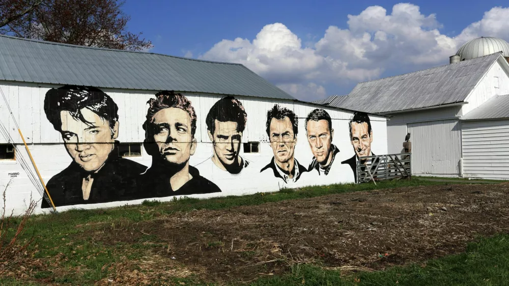 P3KG44 Farm mural Warwick New York presley dean / Foto: Reuters