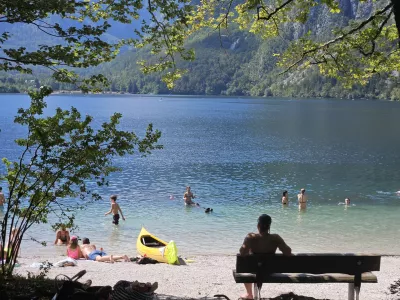 Bohinj, Bohinjsko jezero.Poletni utrip ob Bohinjskem jezeru.