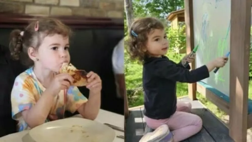 Po &scaron;tirih dneh strahu in skrbi so triletno Kanadčanko Claire Bell na&scaron;li v bližini avtoceste. Foto: Facebook/Zajem zaslona