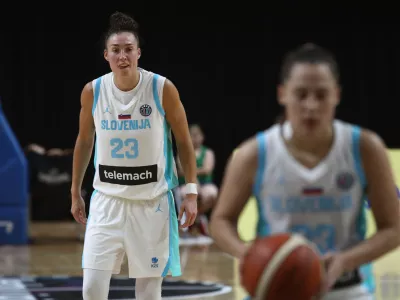 Jessica Shepard11.06.2025 - Ko&scaron;arka - Ženska ko&scaron;arkarska reprezentanca - pripravljalna tekma - slovenija črna goraFoto: Luka Cjuha