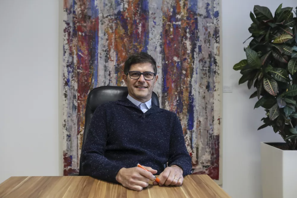 - 23.01.2023 -  Matjaž Rakovec, župan Mestne občine Kranj, predsednik Hokejske zveze Slovenije//FOTO: Jaka Gasar