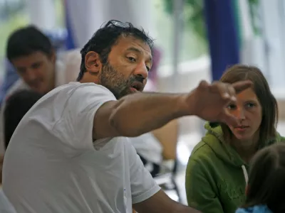 Vlade Divacobisk pediatrične klinike - UKC Ljubljana- legende NBA- Ko&scaron;arka brez meja - Basketball without borders/// Foto: Matej Pov&scaron;e
