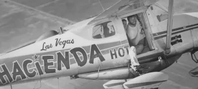 Najdaljši polet na svetu, Las Vegas 1959.Polet je trajal 64 dni.Cessna 172