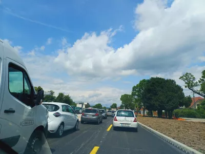 promet zastoji Gorenjska Ljubljana &Scaron;entvid