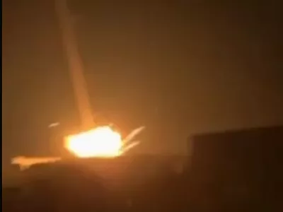 Putin declares global escalation after Western missile strikes on Russia, threatening a 'decisive and mirrored' response and unveiling the 'unstoppable' Oreshnik (Hazel) missile. The picture captures the moment Russia used the Oreshnik for the first time to strike Dnipro, Ukraine, on 21 November 2024,Image: 938305300, License: Rights-managed, Restrictions: ***HANDOUT image or SOCIAL MEDIA IMAGE or FILMSTILL for EDITORIAL USE ONLY! * Please note: Fees charged by Profimedia are for the Profimedia's services only, and do not, nor are they intended to, convey to the user any ownership of Copyright or License in the material. Profimedia does not claim any ownership including but not limited to Copyright or License in the attached material. By publishing this material you (the user) expressly agree to indemnify and to hold Profimedia and its directors, shareholders and employees harmless from any loss, claims, damages, demands, expenses (including legal fees), or any causes of action or allegation against Profimedia arising out of or connected in any way with publication of the material. Profimedia does not claim any copyright or license in the attached materials. Any downloading fees charged by Profimedia are for Profimedia's services only. * Handling Fee Only ***, Model Release: noFoto: Profimedia