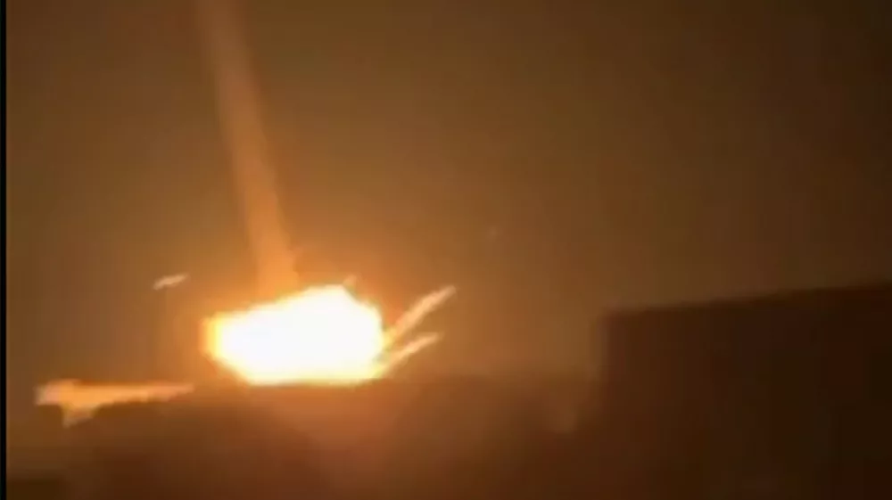 Putin declares global escalation after Western missile strikes on Russia, threatening a 'decisive and mirrored' response and unveiling the 'unstoppable' Oreshnik (Hazel) missile. The picture captures the moment Russia used the Oreshnik for the first time to strike Dnipro, Ukraine, on 21 November 2024,Image: 938305300, License: Rights-managed, Restrictions: ***HANDOUT image or SOCIAL MEDIA IMAGE or FILMSTILL for EDITORIAL USE ONLY! * Please note: Fees charged by Profimedia are for the Profimedia's services only, and do not, nor are they intended to, convey to the user any ownership of Copyright or License in the material. Profimedia does not claim any ownership including but not limited to Copyright or License in the attached material. By publishing this material you (the user) expressly agree to indemnify and to hold Profimedia and its directors, shareholders and employees harmless from any loss, claims, damages, demands, expenses (including legal fees), or any causes of action or allegation against Profimedia arising out of or connected in any way with publication of the material. Profimedia does not claim any copyright or license in the attached materials. Any downloading fees charged by Profimedia are for Profimedia's services only. * Handling Fee Only ***, Model Release: noFoto: Profimedia