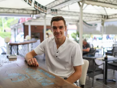 - 18.06.2025. Rok Vodi&scaron;ek, golman, nogometa&scaron;,//FOTO: Bojan Velikonja