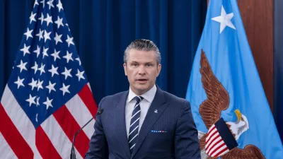 Defense Secretary Pete Hegseth speaks during a news conference at the Pentagon in Washington, Sunday, June 22, 2025, after the U.S. military struck three sites in Iran, directly joining Israel's effort to decapitate the country's nuclear program. (AP Photo/Alex Brandon)