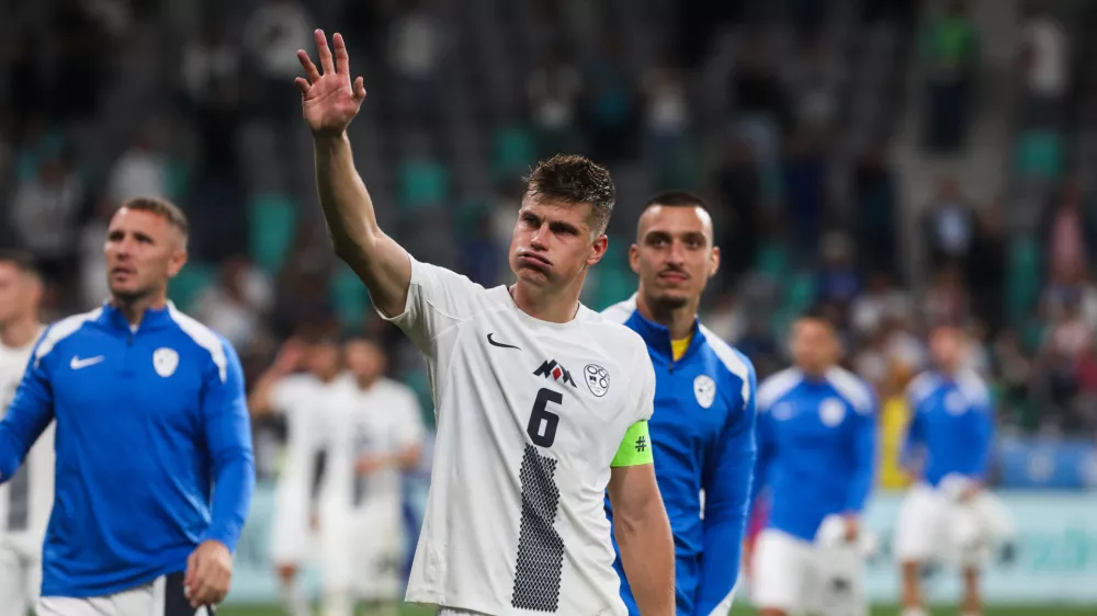 - Jaka Bijol.- 06.09.2024. Nogomet, Liga narodov. Tekma 1. kroga Slovenija - Avstrija.//FOTO: Bojan Velikonja