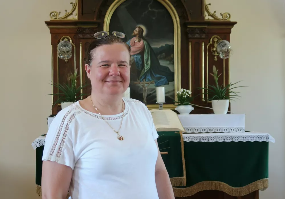 Simona Prosič Filip, evangeličanska duhovnica, Gornji Slaveči. Foto: Tatjana Pihlar / Foto: Tatjana Pihlar 