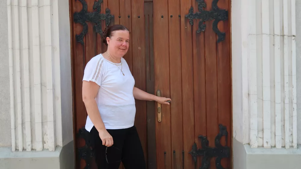 Simona Prosič Filip, evangeličanska duhovnica, Gornji Slaveči. Foto: Tatjana Pihlar / Foto: Tatjana Pihlar 