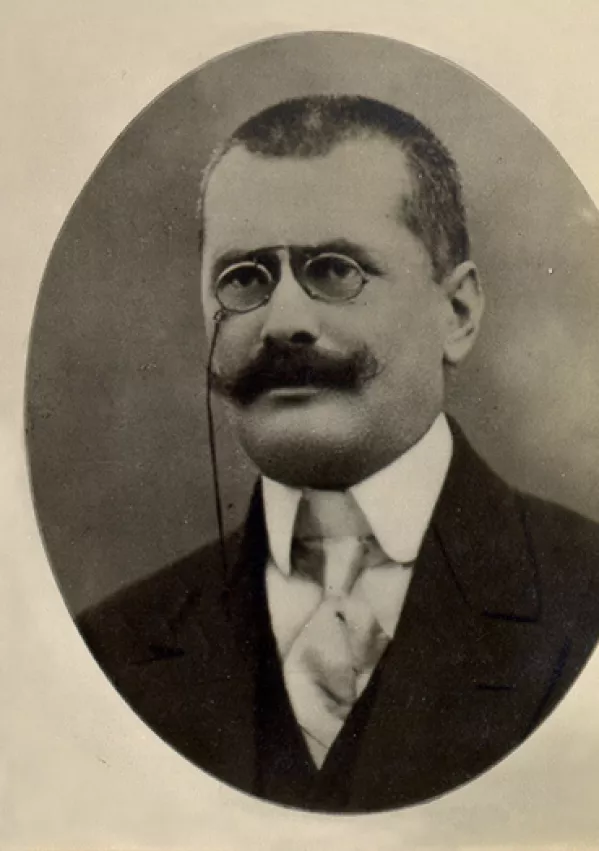 Dr. Karel Verstov&scaron;ek, poverjenik za uk in bogočastje, je bil v vladnih krogih najbolj vnet zagovornik ustanovitve univerze. F arhiv NUK / Foto: 1996-98 Accusoft Inc., All Right