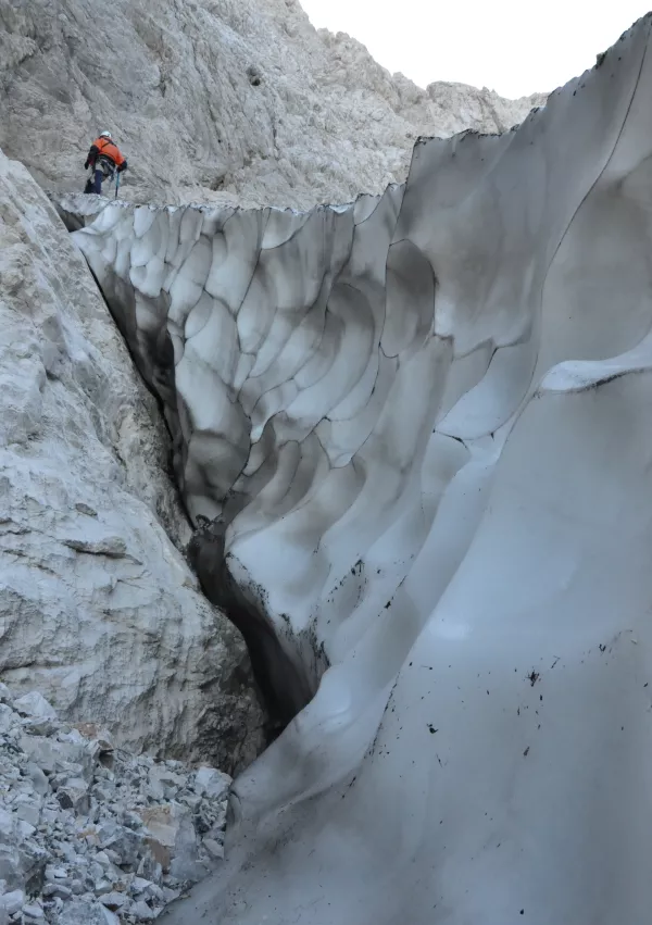ledenik pod skuto / Foto: Katja Petrovec