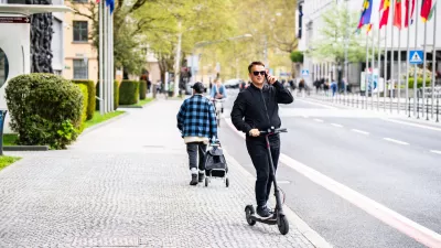 Električni skiro, prekr&scaron;ek / Foto: Avp