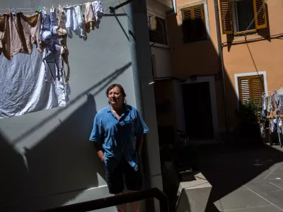 - 18.07.2017 - Drago Mislej &ndash; Mef, novinar, glasbenik, pobudnik in organizator nekdanjega izolskega poletnega festivala Mediteran  //FOTO: Jaka GasarOPOMBA: PRILOGA OBJEKTIV - INTERVJU 2017 / Foto: Jaka Gasar