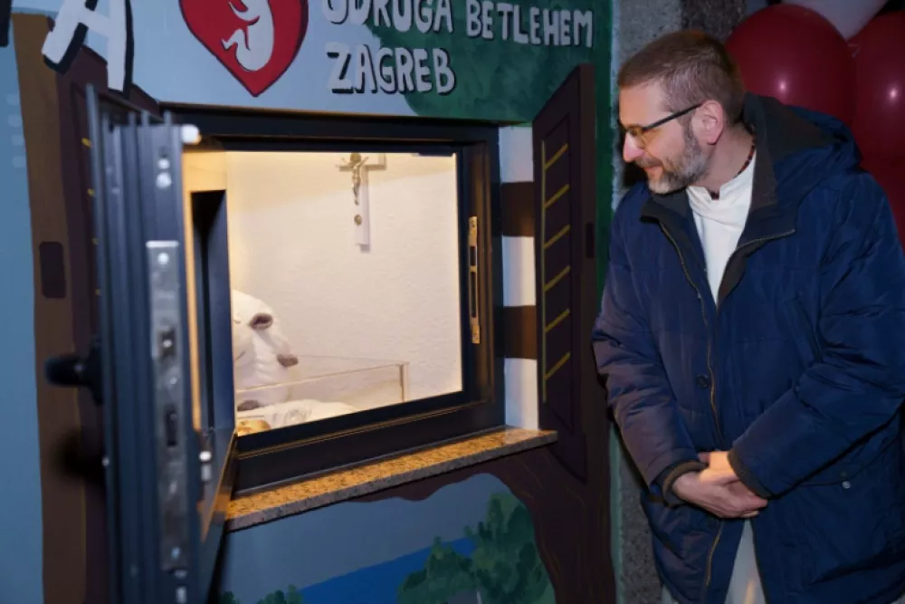 Tako imenovano Okno življenja. Vir: Združenje Betlehem