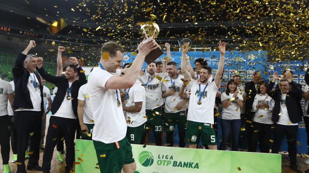 09.06.2025 Ko&scaron;arka Cedevita Olimpija - Krka finaleFoto: Luka Cjuha