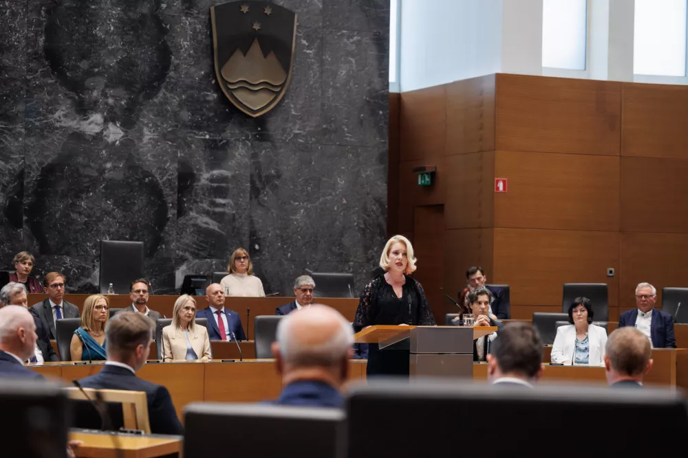 Ljubljana, drzavni zbor.Slavnostna seja drzavnega zbora ob dnevu drzavnosti.