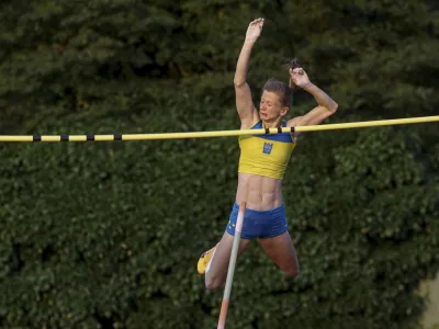 Tina &Scaron;utej Palica9.7.2023 - Atletika - Državno prvenstvo v atletiki Velenje - atletska zveza slovenijeFOTO: Luka Cjuha