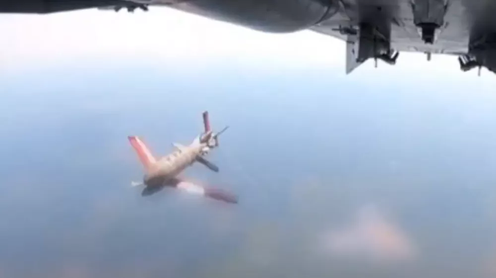 Ukrajinska jadralna bomba KAB, izdelana po ruskem vzoru. 