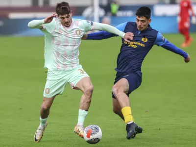 Augustin Doffo, Svit Se&scaron;lar- 03.11.2024 - nogomet - 1.SNL - Celje: Olimpija, stadion v Celju//FOTO: Jaka Gasar