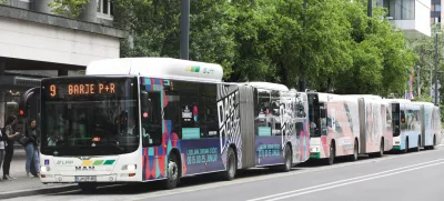 mestni avtobus LPP - 06.06.2023 – avtobusno postajališče LPP Bavarski dvor -  //FOTO: Bojan Velikonja