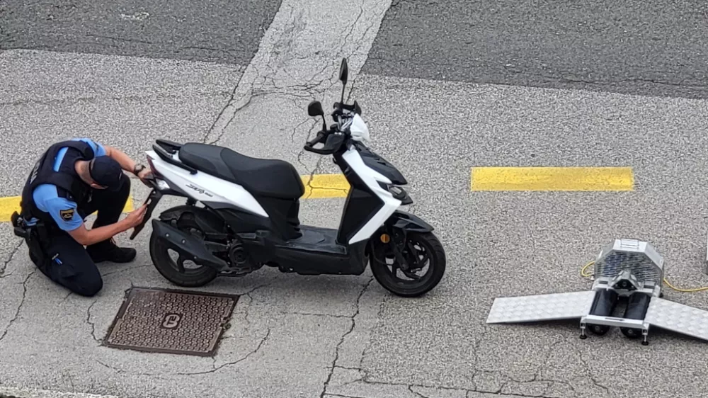 policija mopedi zaseg hitrost predelani mopedi