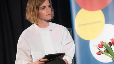 FYCB2T Emma Watson Meets Gloria Steinem. Emma Watson is an actor best known for her portrayal of Hermione Granger in the eight Harry Potter films. Further to her acting career, Emma is a Global Goodwill Ambassador for UN WOMEN, promoting gender equality and the empowerment of women. Gloria Steinem is a writer, lecturer, editor and feminist activist. She co-founded Ms. Magazine, and remained one of its editors for fifteen years, also helping to found New York magazine. The two discussed the future of feminism and what that meant today. Watson opened up about her insecurities - when she was younge