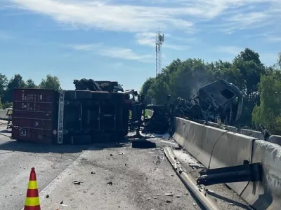 Nesreča na &scaron;tajerski avtocesti