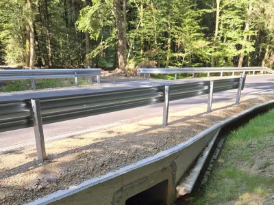 Ob obnovljeni cesti varni prehodi za žabe