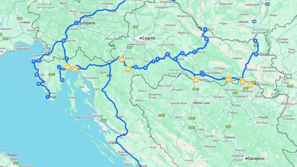 Obvozi do turističnih destinacij na Hrva&scaron;kem zaradi Thompsonovega koncerta.