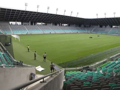 stadion stožice nova zelenica, igralna pivr&scaron;ina, foto luka cjuha