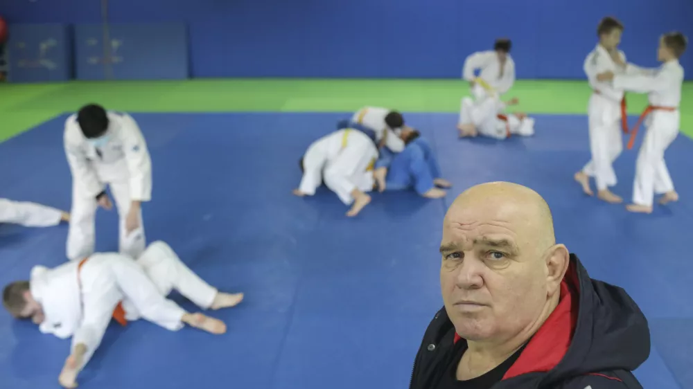 - 04.11.2021 - Marjan Fabjan, judoist - ustanovitelj in glavni trener kluba Judo klub Z'dežele Sankaku Celje, ki je proizvedel vrsto mednarodno zelo uspe&scaron;nih tekmovalcev v judu /FOTO: Jaka Gasar