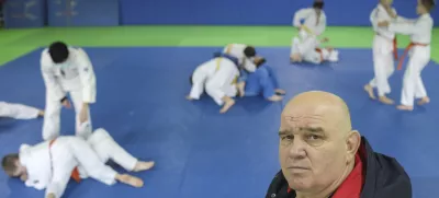 - 04.11.2021 - Marjan Fabjan, judoist - ustanovitelj in glavni trener kluba Judo klub Z'dežele Sankaku Celje, ki je proizvedel vrsto mednarodno zelo uspešnih tekmovalcev v judu /FOTO: Jaka Gasar