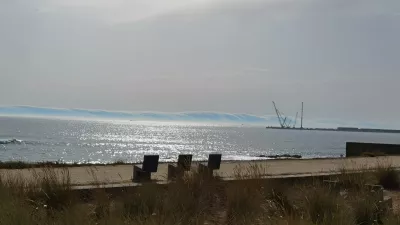 Roll cloud, kotalni oblak, kotaleči se oblakPortugalska, julij 2025, Porto Matosinhos