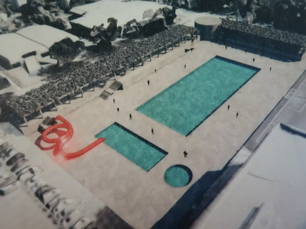 Bazen Nova Gorica - načrtovan a kot tak nikoli zgrajen / Foto: Nata&scaron;a Bucik Ozebek