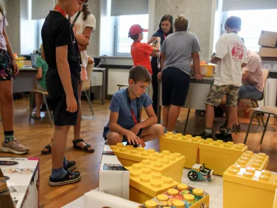 - 02.07.2025. - Poletne delavnice računalni&scaron;tva na Fakulteti za Računalni&scaron;tvo in Informatiko Univerze v Ljubljani.//FOTO: Bojan Velikonja