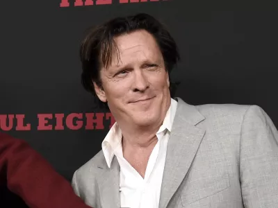 FILE - Actor Michael Madsen appears at the premiere of "The Hateful Eight" in Los Angeles on Dec. 7, 2015. (Photo by Chris Pizzello/Invision/AP, File)