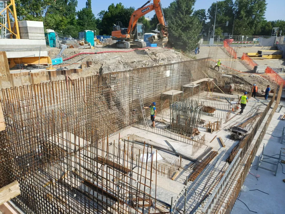 Gradnja nove železni&scaron;ke postaje v Ljubljani, severni del