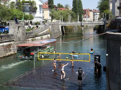 04.07.2025 odbojka na vodi, LjubljanicaFoto: Tomaž Skale
