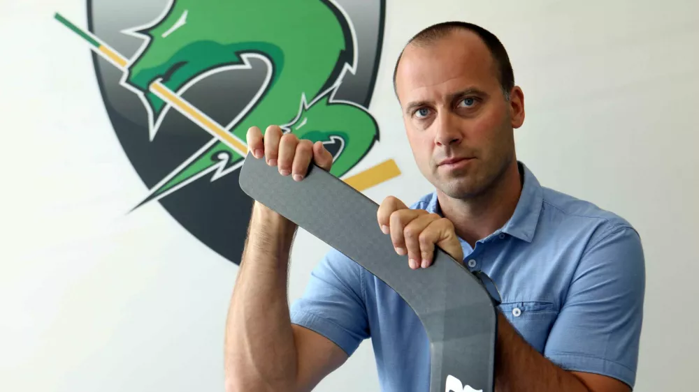 - 14.07.2023 - Anže Ulčar, nekdanji hokejski vratar in trener - direktor hokejskega kluba HK SŽ Olimpija od 1. junija 2022//FOTO: Tomaž Skale